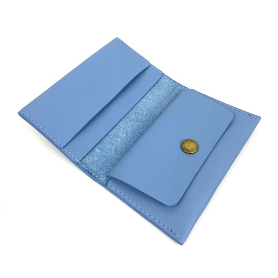 Daniel Chong Light Blue Card Holder With Purse Online