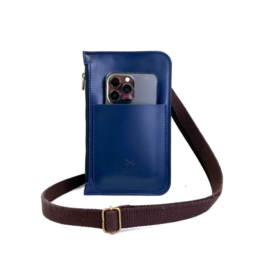 Daniel Chong Navy Blue Mobile Phone Bag Hot