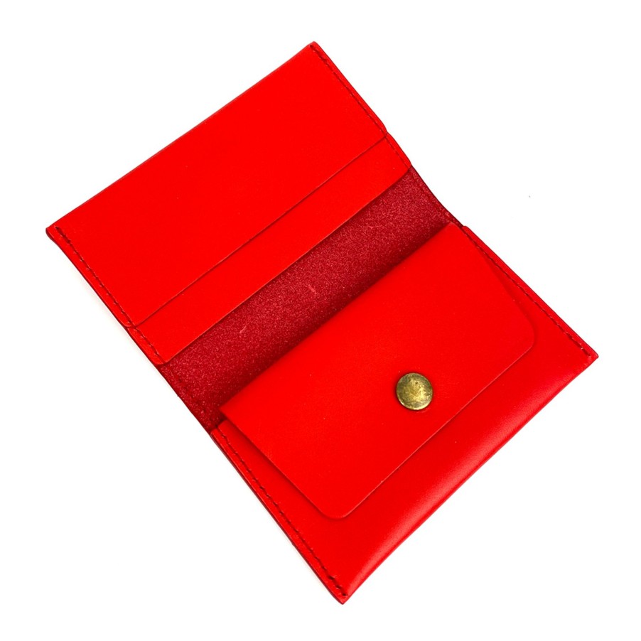 Daniel Chong Red Card Holder With Purse Hot