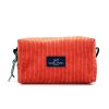 Daniel Chong Terracotta Corduroy Bucket Toiletry Bag Hot