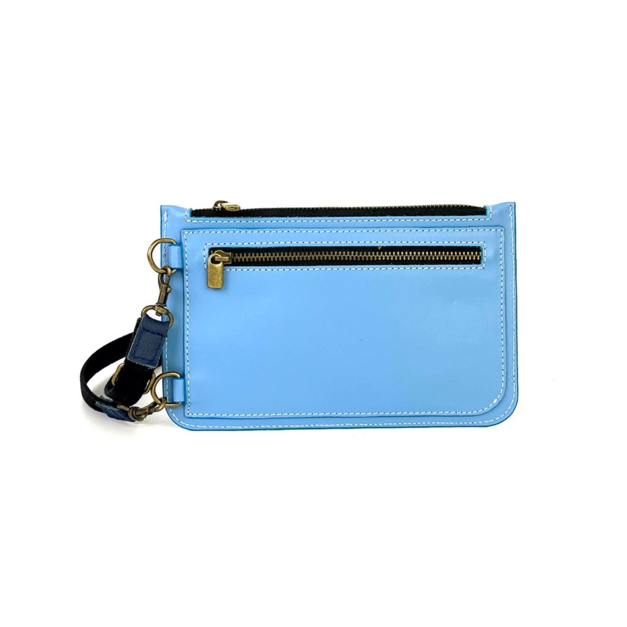 Daniel Chong Light Blue Mobile Phone Bag Clearance