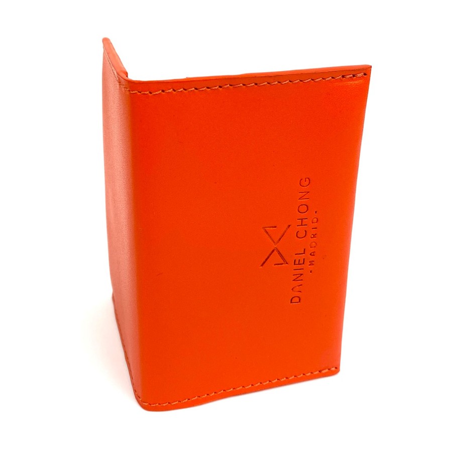 Daniel Chong Orange Card Holder Hot