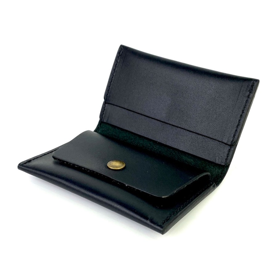 Daniel Chong Black Card Holder With Purse Clearance