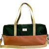 Daniel Chong Gym Bag Marron / Verde New